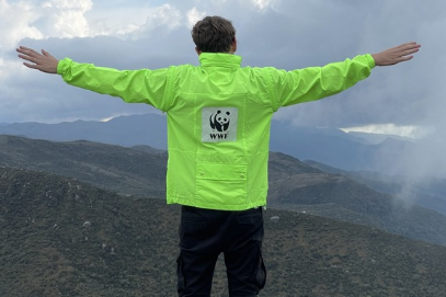 Aguatura volunteer with WWF Colombia supporting water management and biodiversity projects near Bogotá