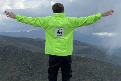 Aguatura volunteer with WWF Colombia supporting water management and biodiversity projects near Bogotá